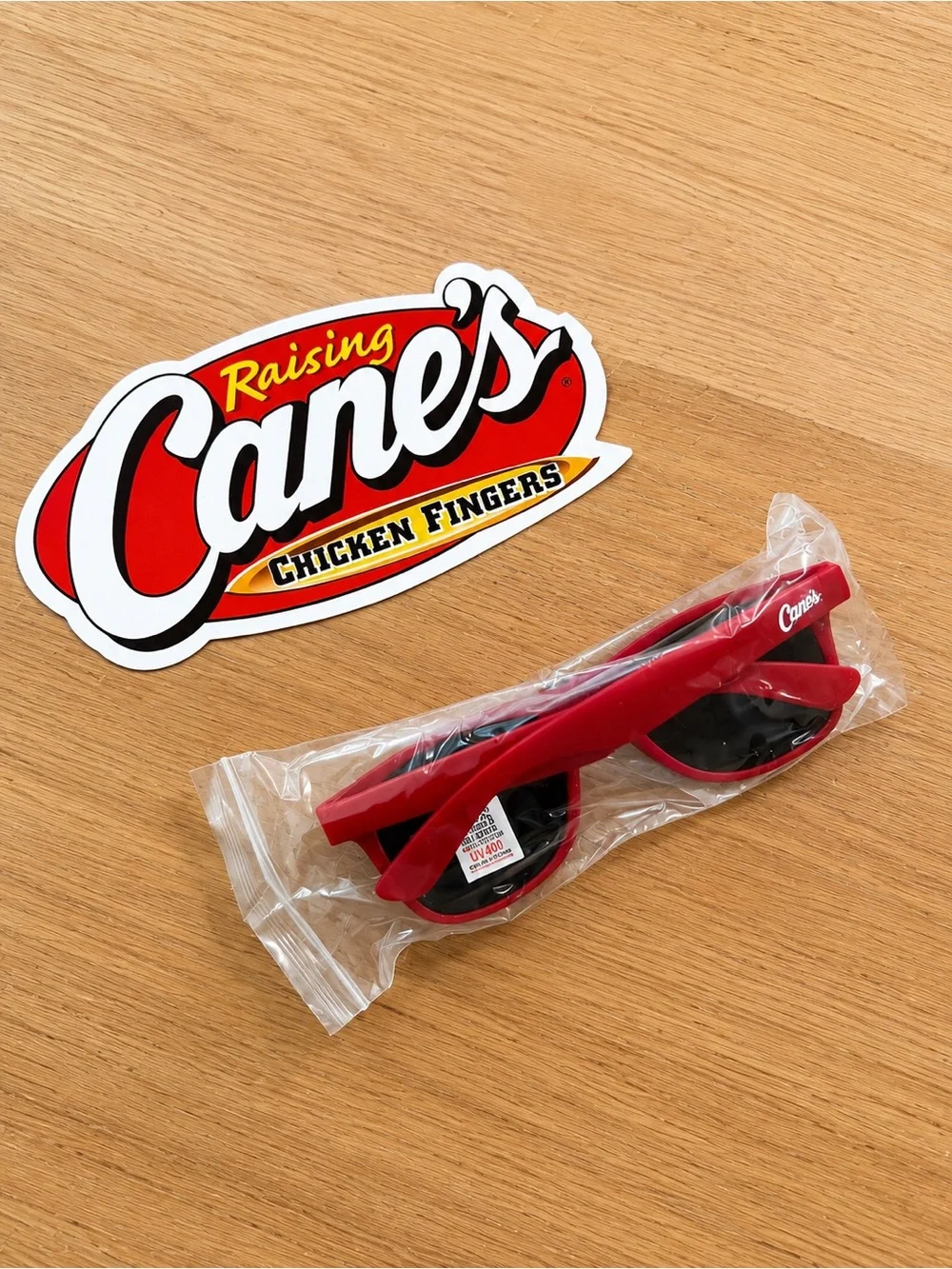 Raising Cane's Red Logo Sunglasses